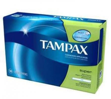 Tampax Super 10 Tapones
