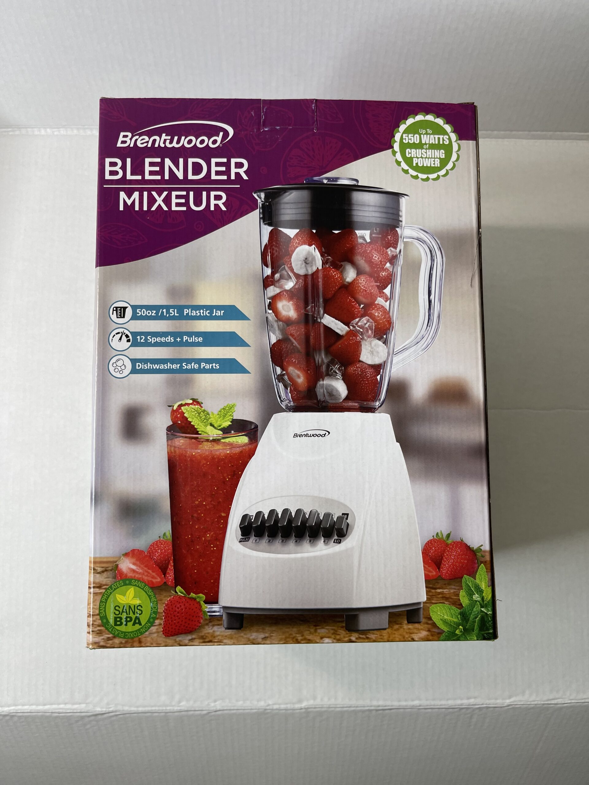 Brentwood Blender 12 Speeds