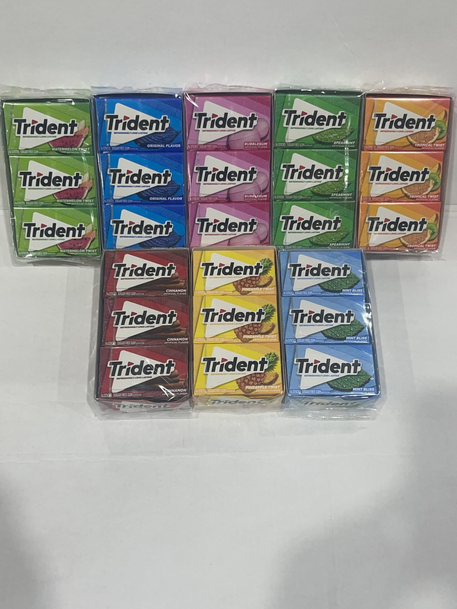 Trident 12 x 14 pc Sugar Free