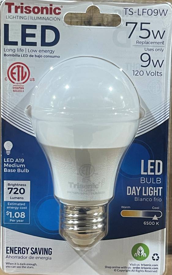 LED BULB DAY LIGHT 75 WATS