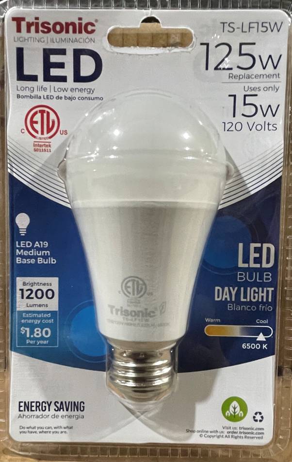 LED BULB DAY LIGHT 125 WATS